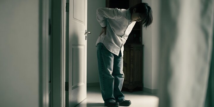 Man Stretching Back Pain