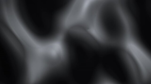 Abstract black and white liquid waves flowing in soft motion
