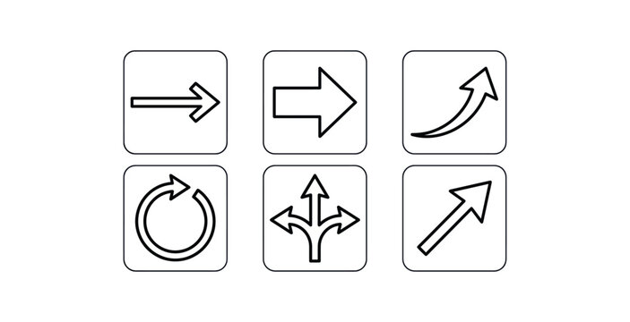 Minimal Arrow Icon Set