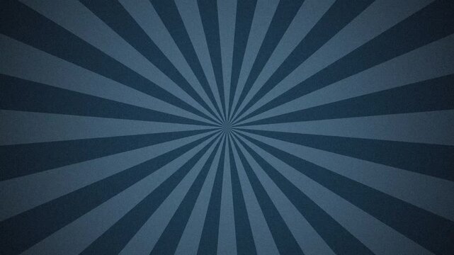 Blue sunburst pattern with dark grey grainy texture, suitable for backgrounds, textiles, or print designs needing a modern abstract aesthetic.