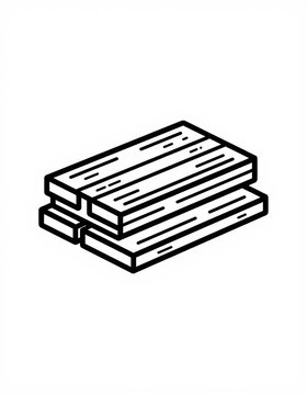 collection stacked staggered natural wood planks varying lengths widths crisp white studio backdrop soft