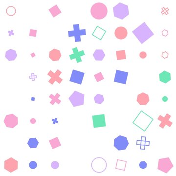 pattern grid square Abstract geometric shapes pattern colorful modern design background playful vibrant elements