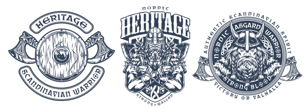 Each displays intricate patterns