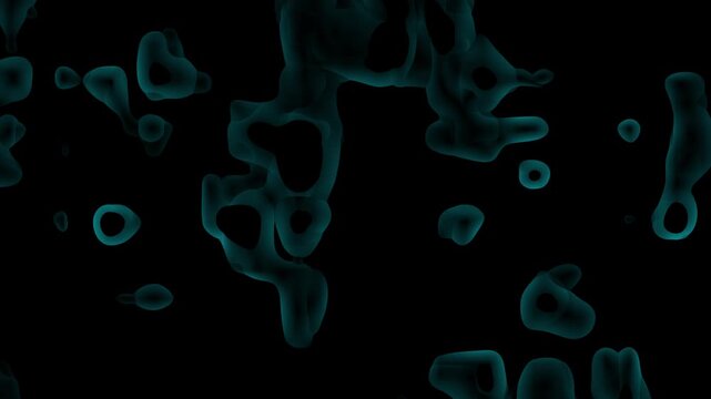 Abstract liquid animation motion