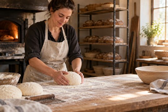 Artisan bread baking process