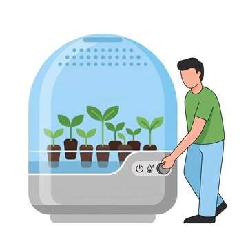 Portable Seedling Germination Pod with Humidity-Controlled Condensation Vent