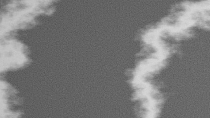 Smoke wisp drifting through a grainy grey textured background © Pelle
