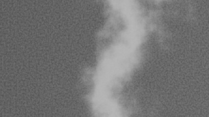 Smoke wisp drifting through a grainy grey textured background © Pelle