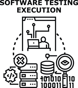 Software tester executing program code, finding errors, performing debugging, and ensuring system quality through a detailed review process