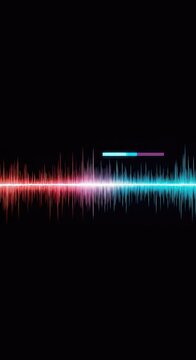 A digital representation of a sound signal showing a flat line segment indicating complete silence or data loss in the audio track, processing, pause, recording