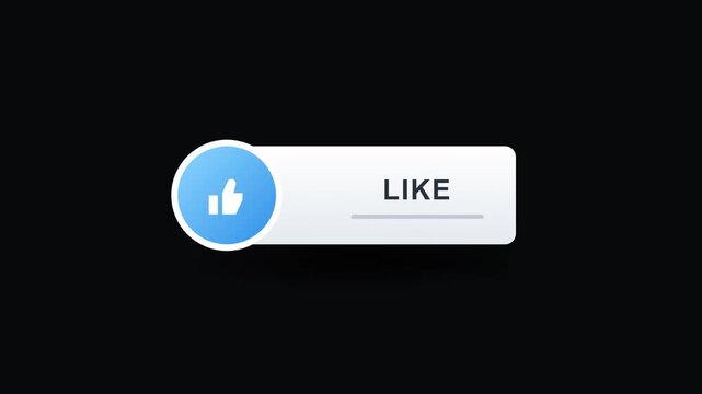 Animated Blue Like Button
