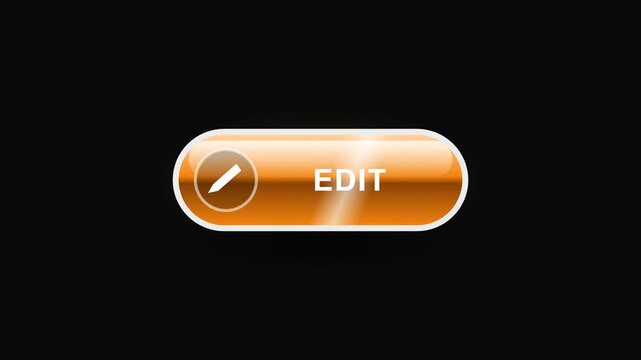 Animated Orange Edit Button