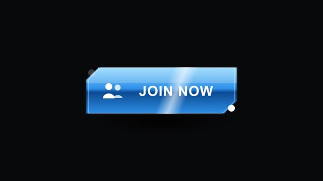 Animated Blue Join Now Button