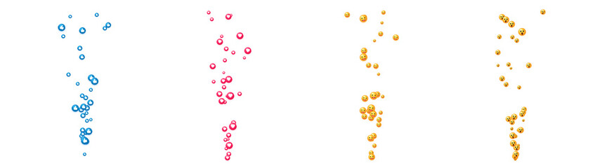 Obraz premium Detailed visualization of colorful emoji social reaction icons stream texture.