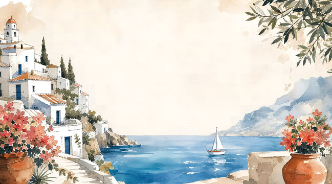 Gpt Image 2 A Beautiful Handcrafted Travel Poster Inspired By A Peaceful Mediterranean Seasi 0 X4