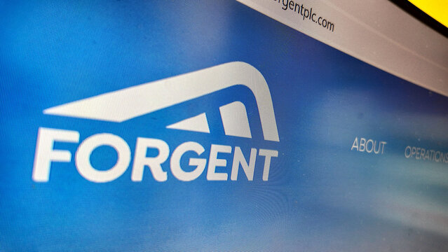 Dublin Ireland september 11 2026,a computer screen with forgent website displayed...Forgent (Forgent Power Solutions, Inc.) is a U.S. company that designs and manufactures custom electrical equipment