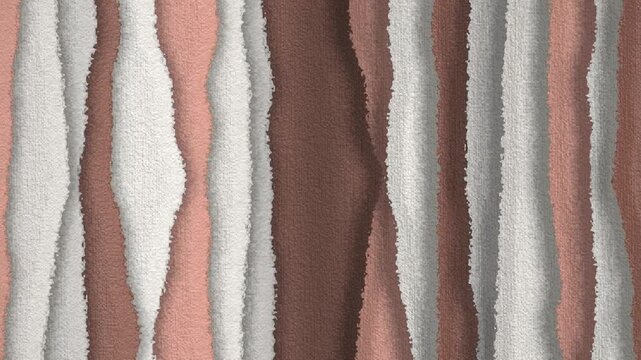 Abstract torn paper background animation with textured beige and brown layers loop
