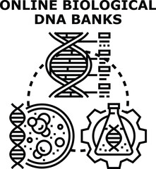 Fototapeta premium Biological dna banking and gene analysis are essential for genetic research. Personalized medicine. And biotechnology
