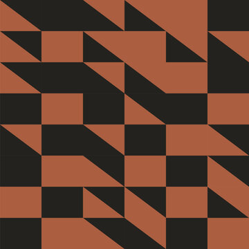 Motif &agrave; carreaux en terre cuite et parchemin sans couture
