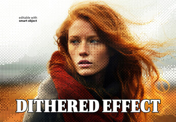 Dithered Photo Effect