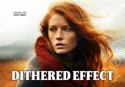 Dithered Photo Effect