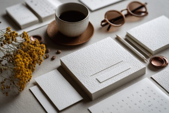 Tactile alphabet cards arranged with Braille learning materials for accessible education