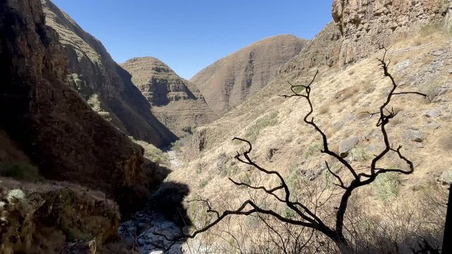 Marquiri Canyon in the Cordillera de Sama Biological Reserve, Bolivia.