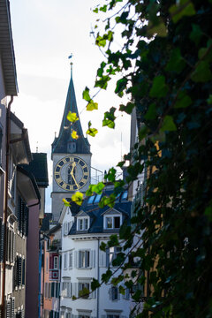 Tower bell in Zurich city
