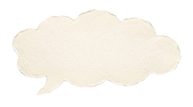 A hand drawn cartoon style speech bubble isolated on a black background for creative design projects and digital communication or social media messaging