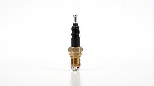 Isolated Spark Plug on White Background