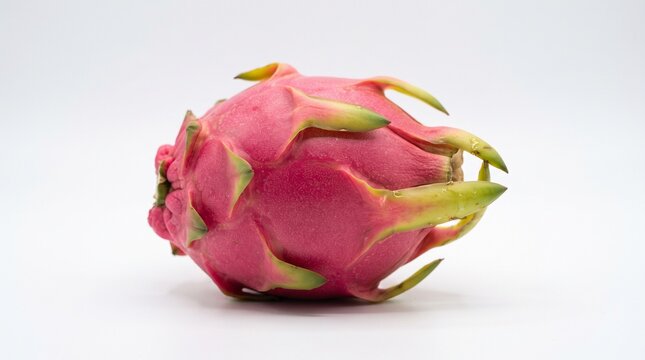 dragon fruit on white background