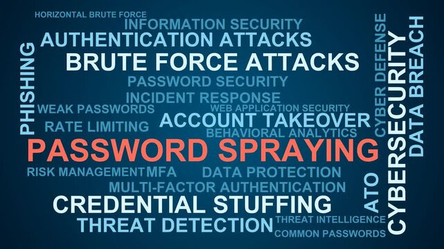 Password Spraying Word Cloud