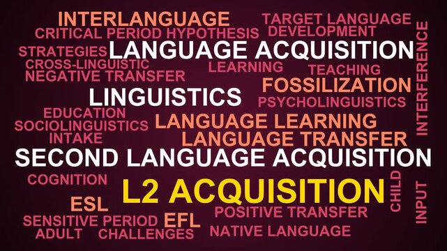 L2 Acquisition Word Cloud
