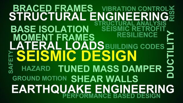 Seismic Design Word Cloud