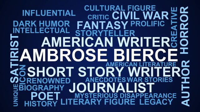 Ambrose Bierce Word Cloud