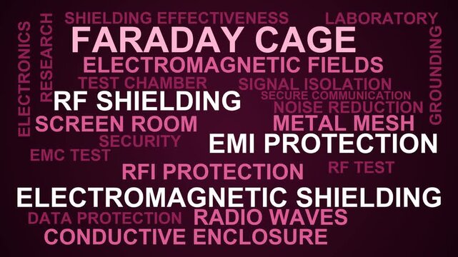 Faraday Cage Word Cloud