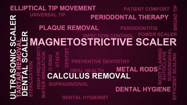 Magnetostrictive Scaler Word Cloud