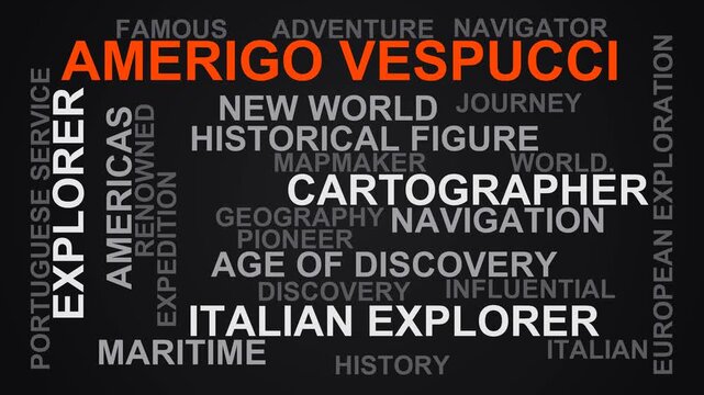 Amerigo Vespucci Word Cloud