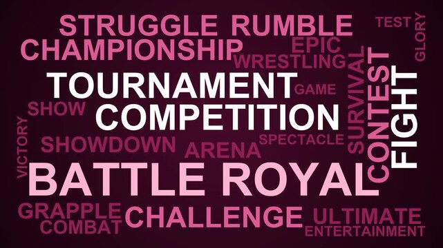 Battle Royal Word Cloud