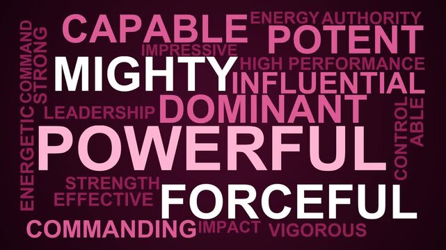 Powerful Word Cloud
