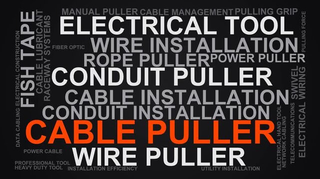 Cable Puller Word Cloud