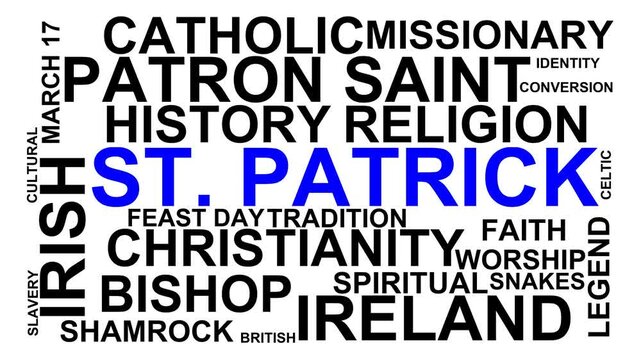 St. Patrick Word Cloud