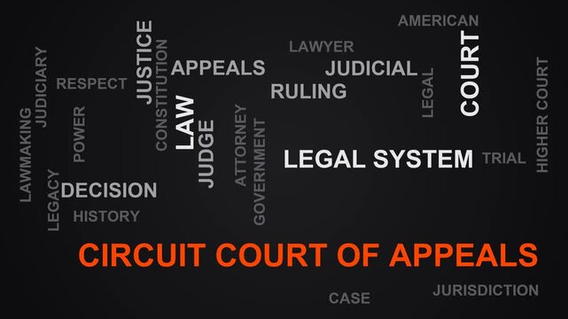 Circuit Court Of Appeals Word Cloud