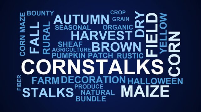 Cornstalks Word Cloud