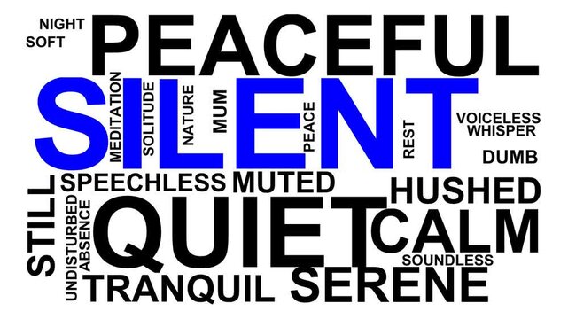 Silent Word Cloud