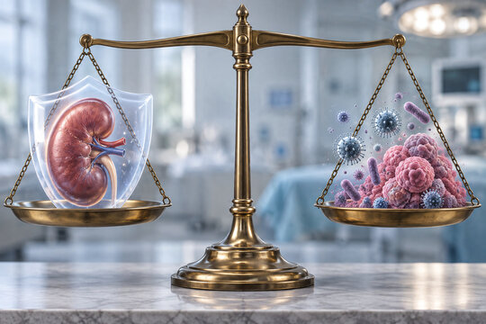 Balancing Kidney Transplant Protection Against Infection Risks