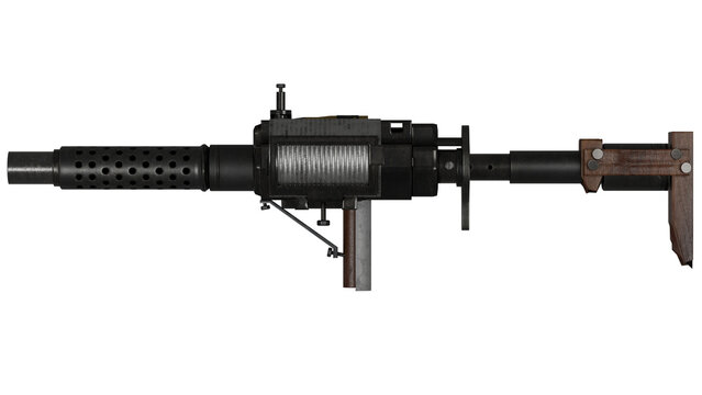 WWII German Aircraft Machine Gun