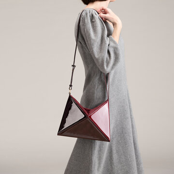 Stylish Handbag Over Shoulder With Coat