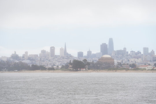 gloomy san francisco bay