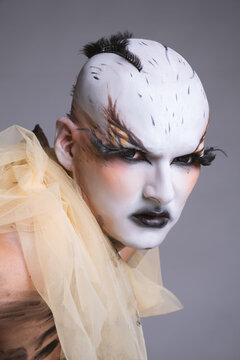 Drag Performer as a Fallen Angel